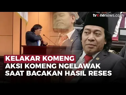 Aksi Lucu Komeng Bacakan Hasil Reses: Jangan Berisik, Sidang Paripurna Nih