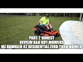Part 2 Honest Review Bad Boy Mowers MZ Rambler 42 Residential Zero Turn Mower 725cc Kohler Pro 7000