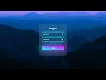 Modern Login Form with Gradient Button Hover Effect HTML CSS Tutorial