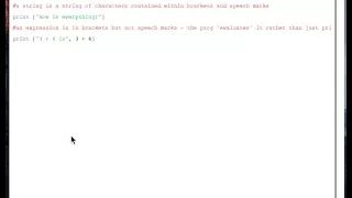 3 Python Tutorial Comments