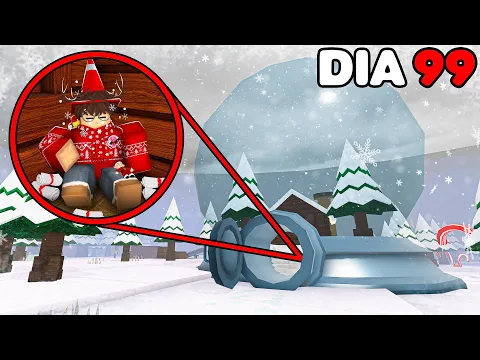 Video Thumbnail: SOBREVIVI 100 DIAS NO GLOBO DE NEVE DO 99 NOITES NA FLORESTA