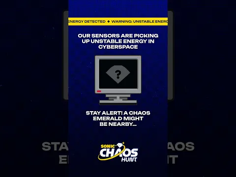 A Chaos Emerald has been detected in Cyberspace!