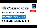 Codeforces Round 1070 Div 2 Solutions - A to E by Pradyumn TLE Eliminators