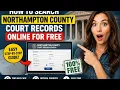How to search Northampton County court records online for free