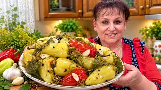 НЕВЕРОЯТНО ВКУСНЫЙ КВАШЕНЫЙ ПЕРЕЦ НА ЗИМУ! ВСЕ, КТО ПРОБУЕТ, ПРОСЯТ РЕЦЕПТ.