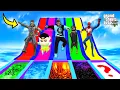 Lagu Franklin And Shinchan Tried Water Slide Challenge In GTA 5
