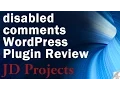disable comments wordpress plugin review