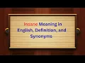 5 Insane Synonyms You Need to Know NOW Thesaurus Thrive