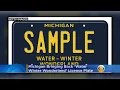 Michigan SOS Benson Announces Return Of Water-Winter Wonderland License Plate
