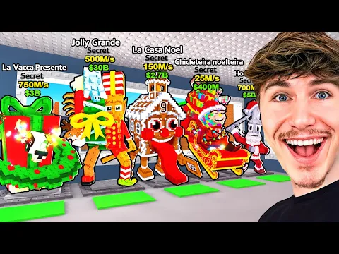 Video Thumbnail: J’AI VOLÉ LES 20 NOUVEAUX BRAINROTS DE NOËL !! (Incroyable)