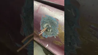How to use the Harbor Freight stud-weld dent puller