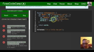 Title Case a Sentence freeCodeCamp review Basic Algorithm Scripting Lesson 5