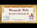 Lagu SASTRA SATSANGH Margazhi Mela Harikatha by Smt Suchitra Balasubramanian - 28/12/2025