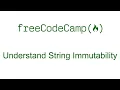 Understand String Immutability