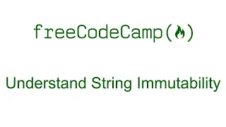 Understand String Immutability