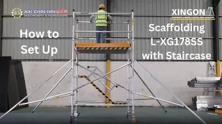 How to Set Up Scaffolding with Staircase L XG178SS - Step by Step Guide