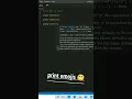 Print emojis in python