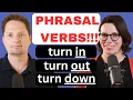 Download Lagu Phrasal Verbs: turn in, turn out, turn down, comprehensible input, The easy way to learn English