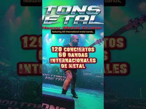 Crucero metalero 🤘 70000 TONS OF METAL