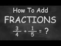 How To Add Fractions - Fast and Easy fraction addition