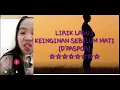 Download Lagu Lirik Lagu D'PASPOR ☆|| ( Keinginan Sebelum Mati )