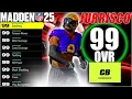 ULTIMATE LOCK BUILD BEST CB Build In Madden 25 Superstar 99 PRESS 99 MAN COVERAGE