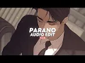 Lagu parano (tiktok version) || frozy ft. ddb [edit audio]