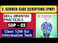 SOP3 Server Side Scripting PHP Program to perform operations on associative array