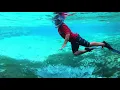 4K Swimming in CLEAR Water at Three Sister Springs - 4yr Old Snorkeling