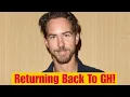 Wes Ramsey RETURNS to General Hospital - Fans Can t Handle It
