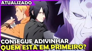 Top 10 mais PODEROSOS do universo Naruto - Concorda? ATUALIZADA!