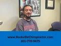 BARTENDER / UBER DRIVER - Back Pain Treatment - Rockville Chiropractors