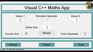 How to Create a Maths App in Visual C with and Text To Speech - Full Tutorial