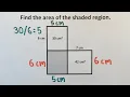 Finding the Area of a Shaded Region