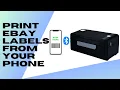 How to Print eBay Shipping Labels from Your Phone Jadens Thermal Printer Unboxing Setup
