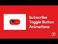 Subscribe Button Toggle Animations only with HTML CSS - Live Coding EL Creative Media