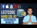 Leetcode Hard problem 2 Tournament Winners Complex SQL 8