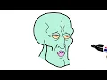 How to Draw Handsome Squidward from Spongebob Squarepants