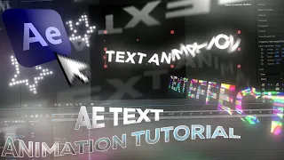 Text Animations Effects Tutorial After Effects