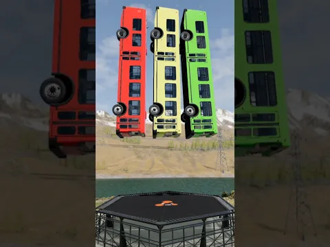 Bus Vs Trampoline