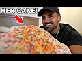 I SURPRISED MY BOYFRIEND WITH A SPECIAL CAKE FOR OUR ANNIVERSARY GETS WILD