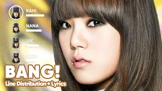 Download After School - Bang! (Line Distribution + Lyrics Karaoke) PATREON REQUESTED MP3