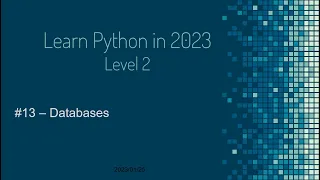 Learn Python in Arabic Databases