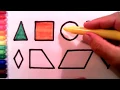 Shapes Coloring Page for Kids Curious about Math