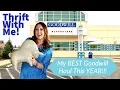 MY BEST GOODWILL HAUL THIS YEAR 5 Goodwills In 24 Hours Thrift With Me Goodwill Thrift Haul