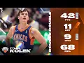 Tyler Kolek Posted A Career-High 42 PTS 11 AST 9 3PM For Westchester