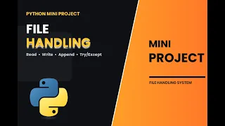Build a Complete File Handling Project in Python CRUD Project