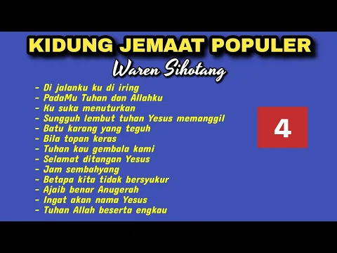 Download MP3 Lagu Rohani Kidung Jemaat Populer - Waren Sihotang (part 4)