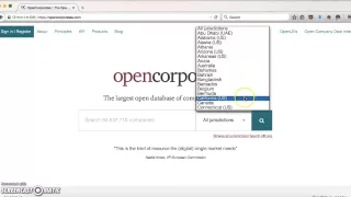 Searching for a Director in OpenCorporates