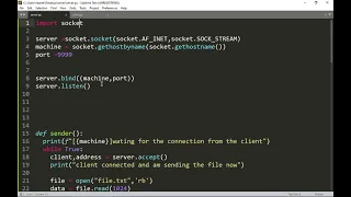 sending files with python sockets